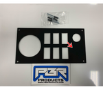 Honda Pioneer 1000 Dash Plate 3" Radio Hole (Boss), 6 switch, Volt Outlet, and Ram Mount Space - part #1001HPN