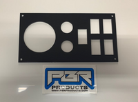 Honda Pioneer 1000 5 switches 2 outlet Dash Plate 3" Radio PROJECT PBR EDITION