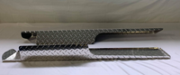 EZGO RXV Golf Cart Part Diamond Plate Rocker Panel covers RXV 2008-2015