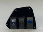 Honda Talon 1000 Driver Side Switch Plate 3 Switch Voltmeter,USB, Winch MORE - Part#TL3BOB