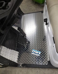 amaha Drive 2 Diamond Plate Floor Cover Kit 5 piece kit POLISHED ALUMINUM