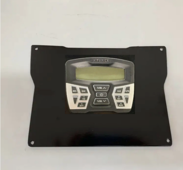 Kawasaki Teryx 1000 KRX 3" Radio Hole (Boss SQUARE Radio, PMX-2, Square radios) Dash Plate