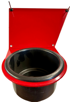 2022-23 Honda Pioneer 1000 Ram Mount voltmeter USB cup holder drink holder RED