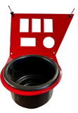 RED 2022 and up Honda Pioneer 1000 3 switch 1 blinker switch USB outlet Cup Holder