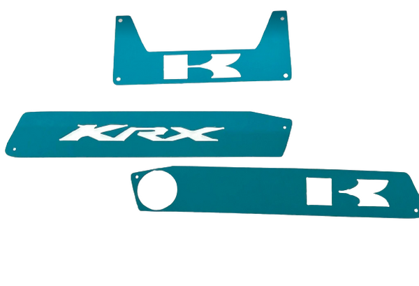 PBR Products Kawasaki KRX 1000 Cubby Dash Plate AND Dash Plates - Teal Sport