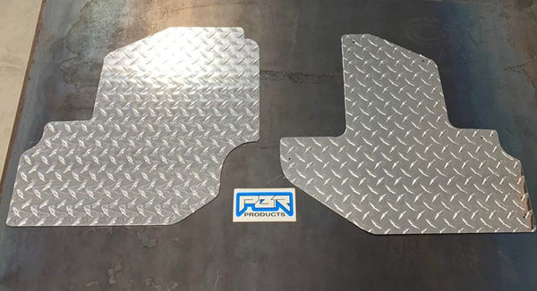 2015 and UP  Kawasaki T2 or T4 Front Floor Boards Diamond Plate