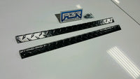 JEEP CJ 5 DOOR ENTRY GUARDS, PAIR, BLACK Diamond Plate Aluminum