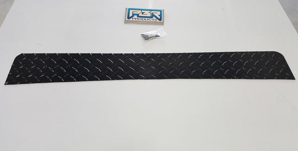 Diamond Plate Kick Panel EZGO RXV Golf Carts 2008 and up BLACK POWDER COATED