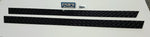 Jeep TJ Wrangler 3 1/4" Diamond Plate Black Rocker Panels 1997 thru 2006