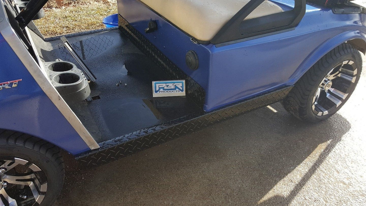 Club car DS Diamond Plate Rocker Panel covers BLACK – PBR Products