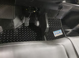 Honda Pioneer 1000 front floor boards 3 piece set BLACK Diamond Plate 2016 - 2022