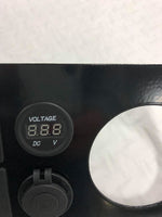 Honda Pioneer Dash build out Kit - 4 switch w/ voltmeter, power access point, and 2 blanks