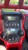 PBR Products compatible with Honda Talon 1000 Dash Plate 5 Switch Panel Black BUILT OUT w/ Voltmeter