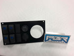 Honda Pioneer Dash build out Kit - 4 switch w/ voltmeter, power access point, and 2 blanks