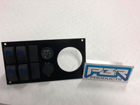 Honda Pioneer Dash build out Kit - 4 switch w/ voltmeter, power access point, and 2 blanks