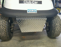 Club Car Precedent Golf Cart Diamond plated Polished Alum Front Bumper Cover