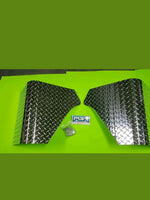 CJ5 Aluminum Rear Corners no holes polished Aluminum