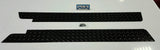 JEEP CJ5 Rocker Panel Side Plates 72-83 CJ5 Diamond plate aluminum Black powder
