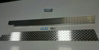 JEEP CJ7 6" Wide Diamond plate Rocker Guards w/ 90° 1 inch Bend hide rust