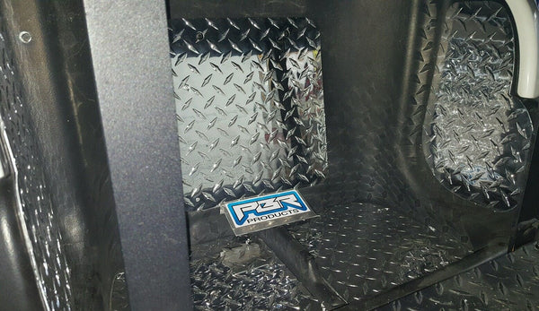Club Car PRECEDENT golf cart 5 piece Diamond plate Bagwell kit. Access sides