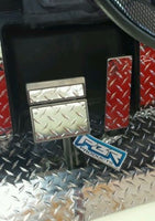 Yamaha G2 G9 3 peice Golf Cart Diamond Plate Pedal Set Brake and Gas Pedal