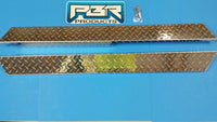 Club Car DS 82 up Golf Cart full DIAMOND PLATED Rocker Panels