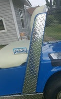 Yamaha G2/G9 Golf Cart Diamond Plate SIDE PILLAR COVERS