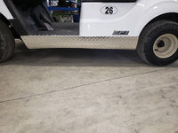 Diamond Plate Full Side Rocker Panels for Yamaha  Drive 2 Golf Carts