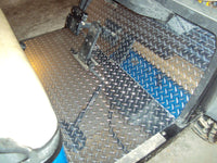 EZGO GOLF CART DIAMOND PLATE FLOORING KIT 94.5 and up TXT/ MENTALIST 4 pc.