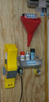 Trailer Parts Accessories Race Funnel Holder NHRA Nascar UMP IMCA AMA fuel jug