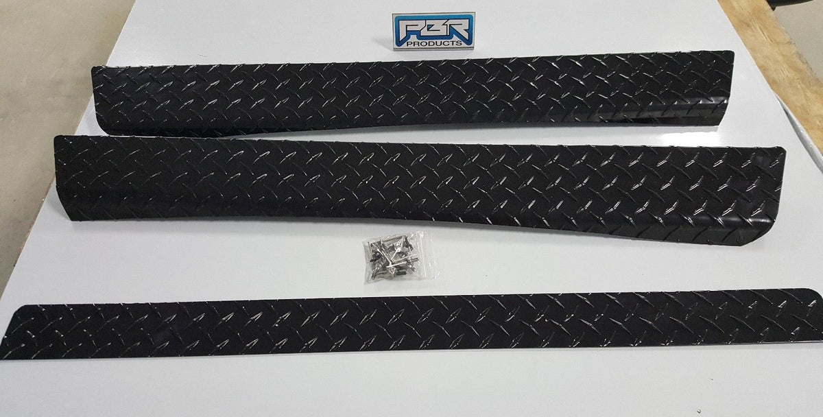 BLACK Diamond Plate Full Side Rocker Panels for Yamaha G29 Drive Golf ...