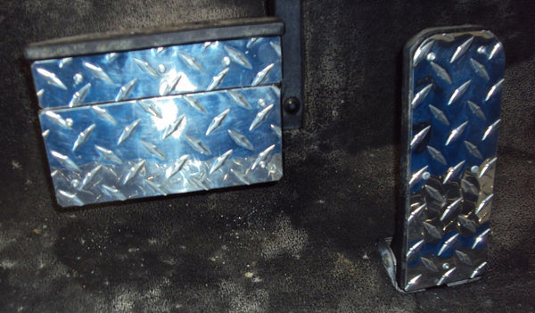 Ezgo Marathon Golf Cart Diamond Plate Pedal Set Brake and Gas Pedal Custom
