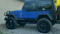 Jeep TJ Wrangler 5 3/4" 90° bend Rocker Guards Panels 1997 - 2006 Black