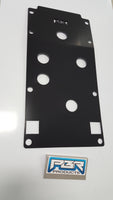 2008-2013 KAWASAKI TERYX ALUMINIUM FRONT SKID PLATE Black Powder Coat