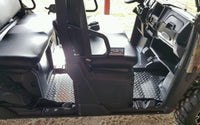 Polaris Ranger 570 Mid Size Crew Cab Floor Boards Mats 2014 up Diamond plate - Part#PR570MSC