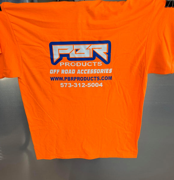 PBR Products safety orange signature t-shirt size XX-Large (2XL)