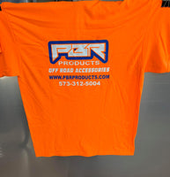 PBR Products safety orange signature t-shirt size Large