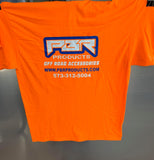 PBR Products safety orange signature t-shirt size Large