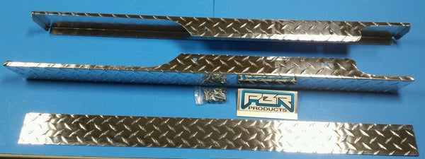 EZGO Golf Cart Part Diamond Plate Rocker PanelsPair & Kick Panel 1994-2012 TXT