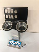 Honda pioneer 1000 bracket cup holder switch holes 6 switches 2 accessory holes