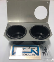 Honda Pioneer 1000 Jumbo Cup holder w/ 3" Marine radio hole