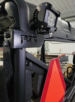 PBR Products 2020 and up Polaris Ranger Rear Light Bar Mounts - KIT w/ Lights