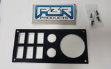 Honda pioneer 1000 stereo 3" hole mounting bracket 6 switch 2 power outlet holes- Part#HP1003DP