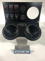 PBR Products fits Honda Pioneer 6 Switch 2 Outlet Holes 3" radio hole BLACKTOP EDITION- Part #1000BTEBO