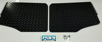 POLARIS RANGER 1000 XP FULL SIZE 2013 - 2019 DIAMOND PLATE FLOOR BOARDS BLACK- Part#PR1000BFL