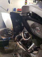 Yamaha Raptor 660 Air Scoops Radiator Scoops Shrouds Mill Finish