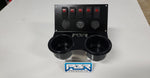 Honda Pioneer 5 switch Cup Holder w/ voltmeter, USB and Cig Outlet - Part# HP1009MEBO