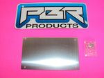 Yamaha Rhino Dash Center Blank Alum Cover Plate For Mounting Gauges RAM MOUNT