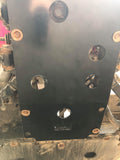 2008-2013 KAWASAKI TERYX ALUMINIUM FRONT SKID PLATE Black Powder Coat