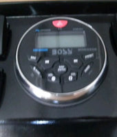 Polaris RZR In-Dash Stereo Panel Blank Panel with 3" round hole 4 switch holes